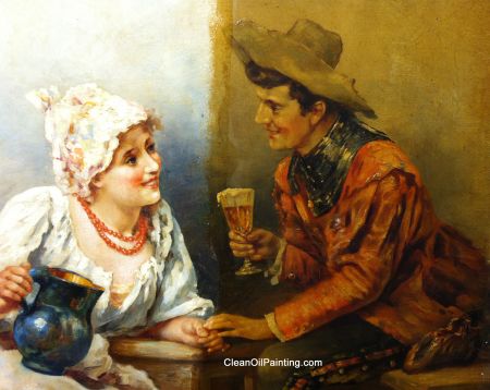 8 Oil Painting Cleaning Before+After